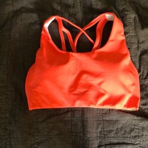 Senita electric strappy sports bra